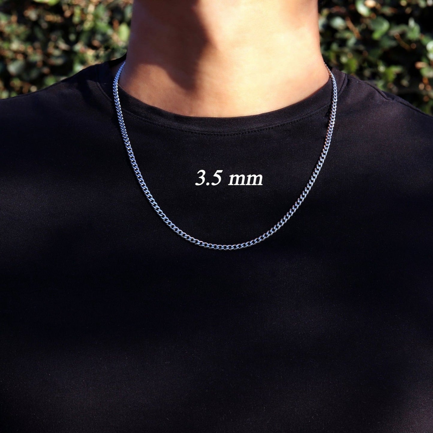 with 3.5mm Cuban Link Chain