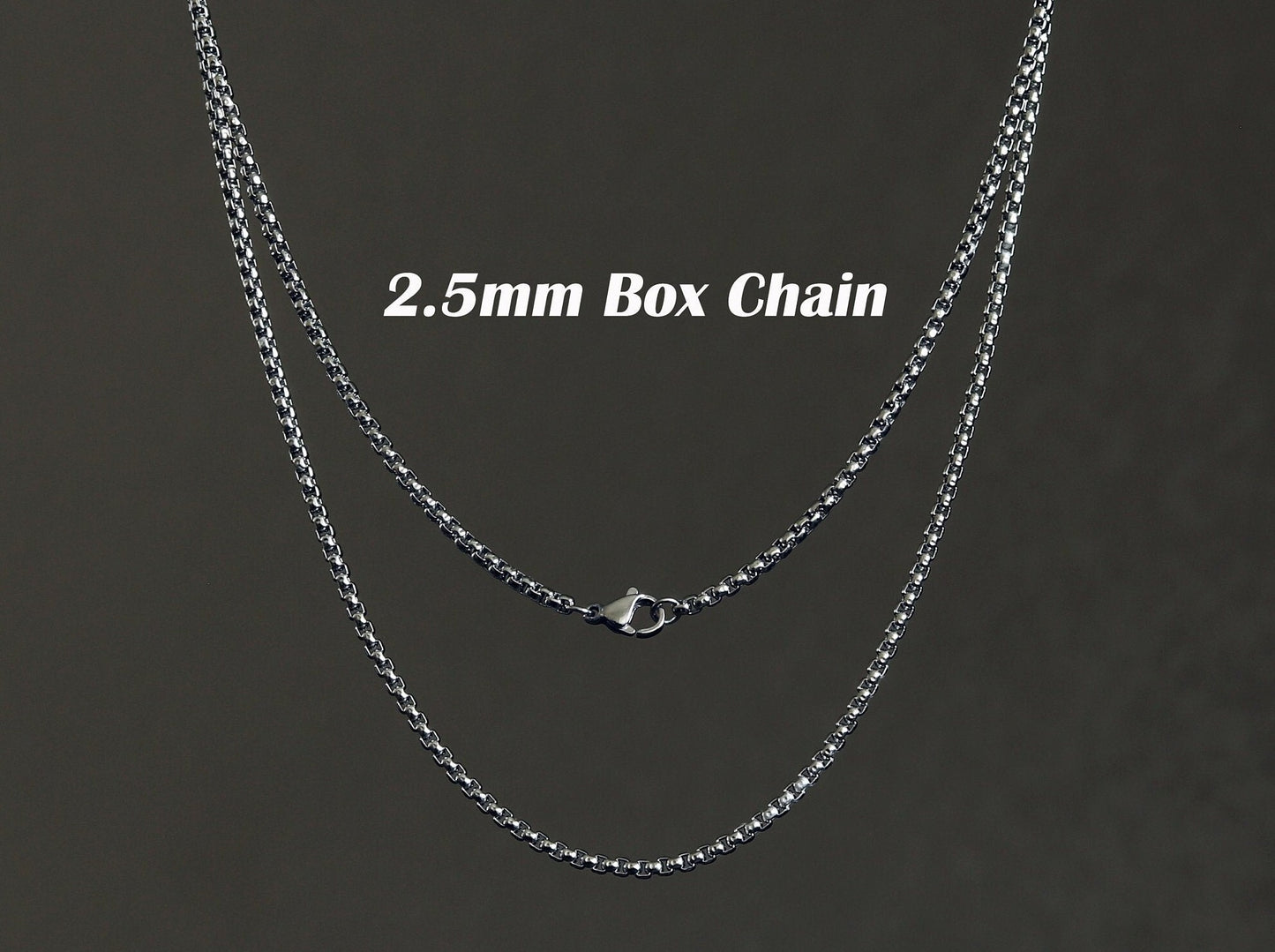 Cross Necklace, Stainless Steel Silver Cross Pendant, Mens Cross Necklace, Cross Necklace for Women, Boys Cross Necklace, Christmas Gift