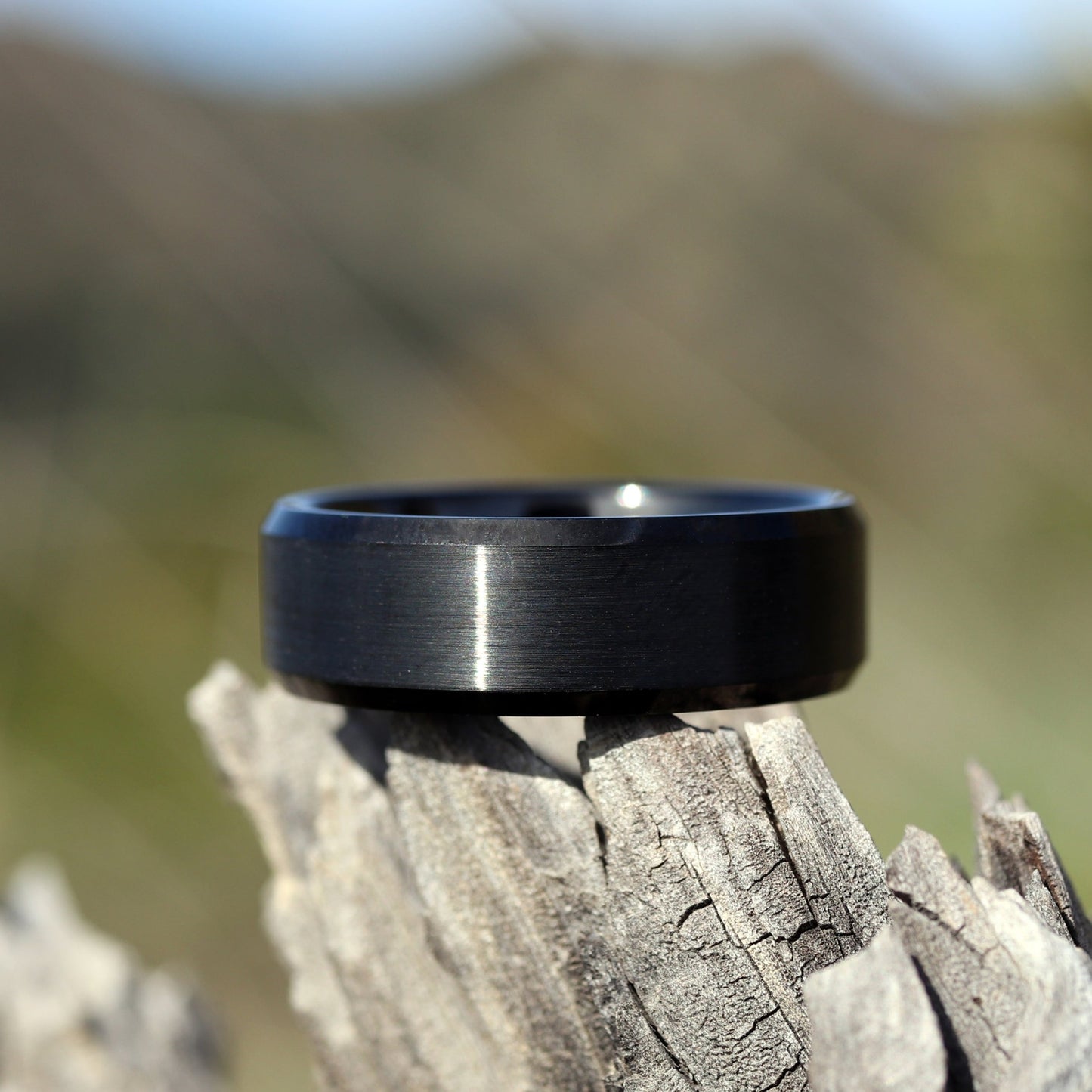 Black Tungsten Ring, Mens Wedding Band, Black Tungsten Wedding Band, Mens Tungsten Ring, Male Wedding Ring, Brushed Tungsten Ring, Mens Ring