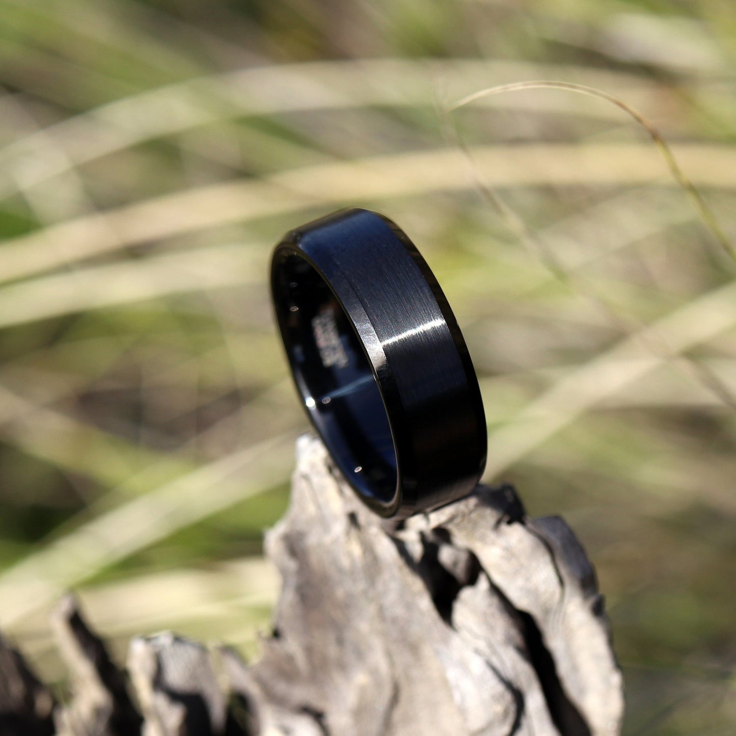 Black Tungsten Ring, Mens Wedding Band, Black Tungsten Wedding Band, Mens Tungsten Ring, Male Wedding Ring, Brushed Tungsten Ring, Mens Ring